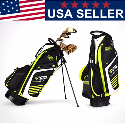 Golf Stand Bag 14 Way Top Dividers Lightweight Golf Bag Multiple Pockets For Men • $89.99