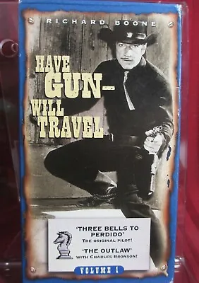 Have Gun Will Travel: Volume 1 Vhs Classics Richard Boone 3 Bells Pilot Tape • $3.99