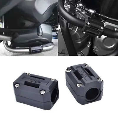 Motorcycle Engine Guard Accessories Body Frame Rack Protector Sleeve Block 2x • $19.04