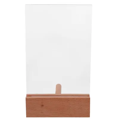  A5 Honor Certificate Box Document Holders Table Menu Stand Clear Paper Signage • £6.99
