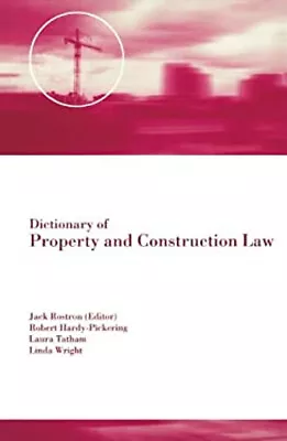 Dictionary Of Property And Construction Law Paperback • £4.03