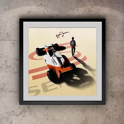 McLaren Formula 1 Wall Art | Ayrton Senna | F1 | 1988 MP4/4 Car | Poster | Print • £9.99