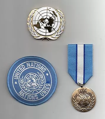£28.95 • Buy United Nations Medal For Cyprus,un Beret Badge And Sleeve Badge -superb Lot