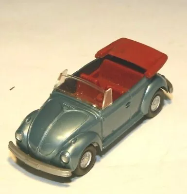 1970s Volkswagen 1303 Cabriolet Beetle HO Scale Wiking Made In Germany Mint • $23.99