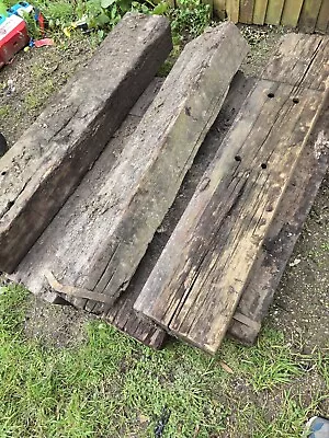 Genuine Oak Reclaimed Railway Sleepers • £12