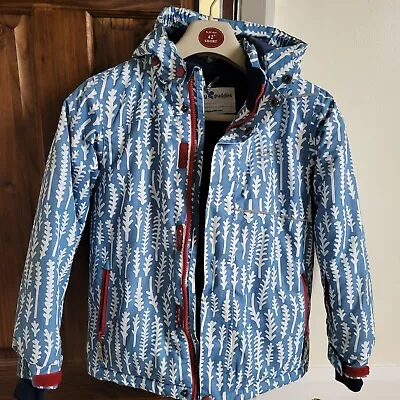Muddy Puddles Age 9-10 Ski Jacket Blue White • £30