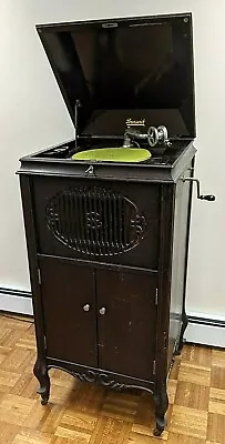  Antique Brunswick Victrola With Record Collection. Working. Includes Extras! • $775