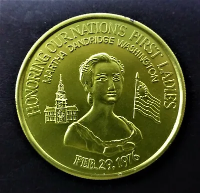 MARTHA DANDRIDGE WASHINGTON - THE FIRST LADY - Mardi Gras 1976 Token • $5.90