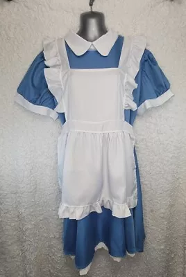 Alice In Wonderland Costume Womens Adult Classic Blue Dress3XL New • $10.33