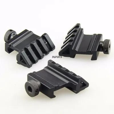 3 PCS Tactical 45 Degree Angle Offset 20mm Weaver Rail Mount Picatinny 4 Slot • $11.90