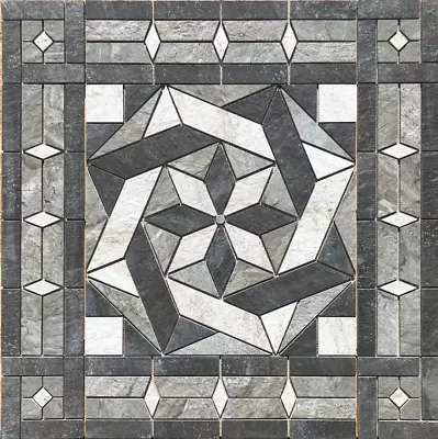 36  X 36  Tile Medallion Mosaic - Happy Floors Utah Tile Series • $295