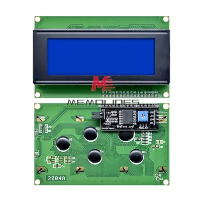 Blue Serial IIC/I2C/TWI 2004 204 20X4 Character LCD Module Display For Arduino • $6.99