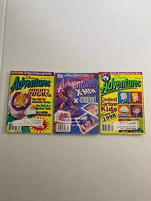 Disney Adventures Magazine Lot Might Ducks X Mrn Doug 1995 1996 1998 • $19.99