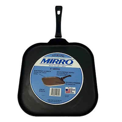 Mirro Square Griddle 11  Vintage Heavyweight Aluminum Sterling NOS Brand New • $20.97