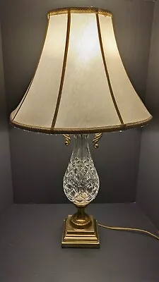 Vintage Waterford Westfield Crystal Lamp Signed • $450