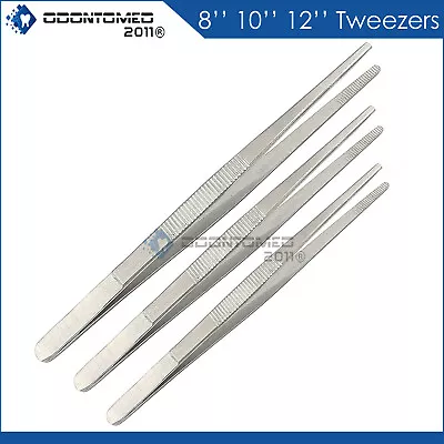 Large Tweezers 8  10  12  Jewelers Art Craft Crafts Hobby Jewelry Tools 3Pcs • $11.05