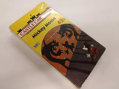 Castle Cartoons Mickey Mouse Sealed VHS • $8.50