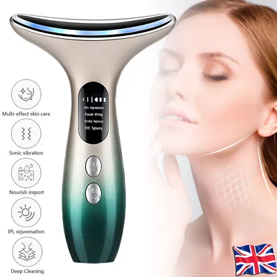 Microcurrent Facial Skin Tightening Lifting Device Face Neck Beauty Machine New • £15.99