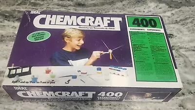 Vintage Used 1987 Chemcraft 400 Chemistry Set Ideal Inc No 7334 Experiments • $17.28