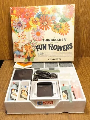 Vintage Mattel Thing Maker Fun Flowers 1966 • $47.99