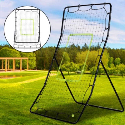£25.79 • Buy 90*140cm Rebounder Net Soccer Baseball Football Adjust Pitch Back Training Aids