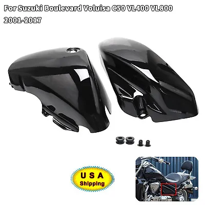 Motorcycle Battery Side Fairing Covers For Suzuki Boulevard C50 C50B C50C VL800 • $66.98