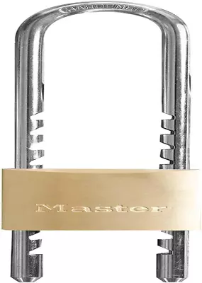 Master Lock 1950EURD Key Padlock With Adjustable Shackle From 7 To 15 Cm Gold  • £14.47