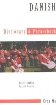 Danish-English/English-Danish Dictionary & Phrasebook ... By Maj Erna Paperback • £4.49