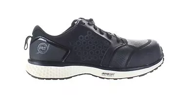 Timberland PRO Mens Reaxion Black/White Safety Shoes Size 8 (Wide) (2445402) • $25.99