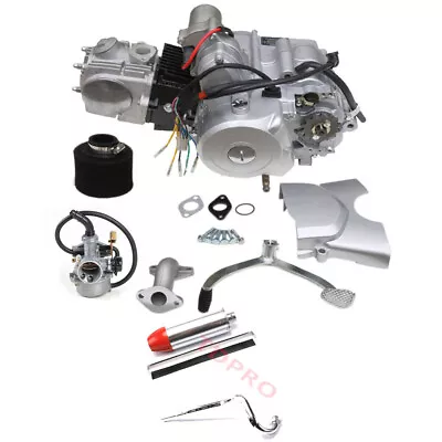 125cc Semi Auto Engine Motor 3 Speed + Reverse Electric Start Go Kart ATV Quad • $419.99