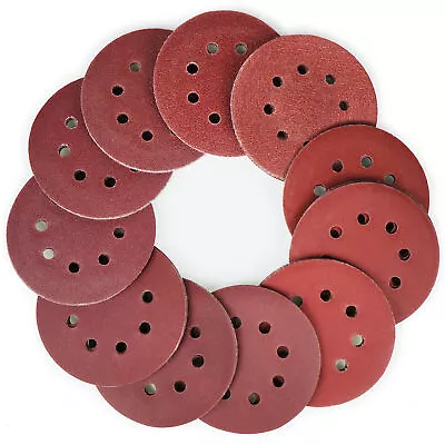 5'' 40-1000 Grit Hook And Loop Pads Sanding Disc Orbital Sandpaper Sheet Sander • $15.99