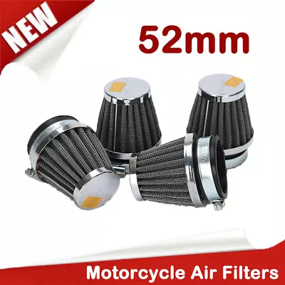 4x 52mm Air Intake Filters Cleaner Pods Fit For Yamaha XJ600 SECA II XJ650 MAXIM • $31.99