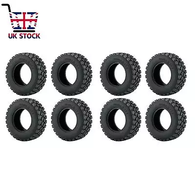 2/4 Pcs RC Model Car Rubber Tires Tyres For Tamiya 1/14 Tractor Truck Trailer • £24.66