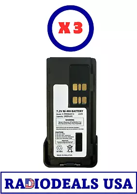 Motorola Compatible C-PMNN4412 Nickel Metal 2400mAh Battery XPR3000 /7000 - 3 PC • $114