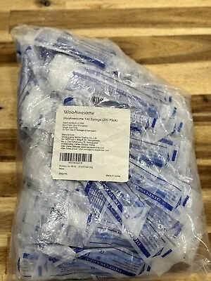 1ml Syringes 200count No Needle Bulk Bag New Medical Syringes • $32.50