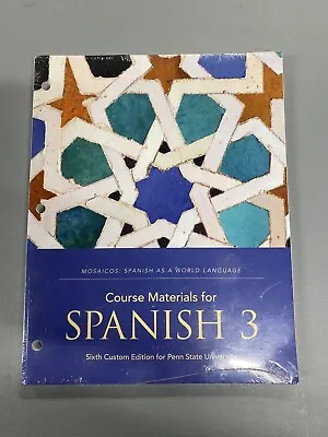 Mosaicos: Spanish As A World Language Course Materials For Spanish 3 W/O CD • $10