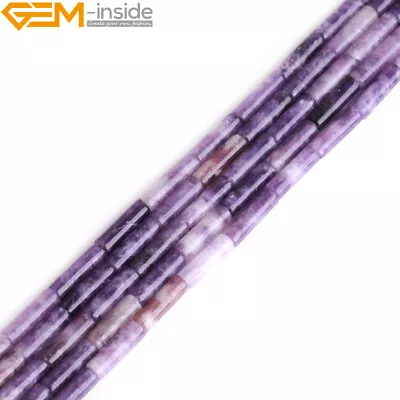 Natural Column Cube Larvikite Quartz Beads Spacer Jewelry Making 15” 4x13mm • $5.42