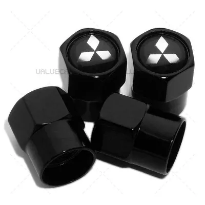 Hex Mitsubishi Logo Emblem Car Wheels Tire Air Valve Caps Stem Dust Cover Sport • $9.99