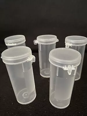 10 X 50ml Hinged Cap Lid Universal Urine Sample Bottles Pots Containers Cups NHS • £7.65