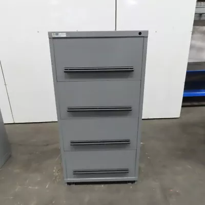 Stanley Vidmar 4-Drawer Industrial Parts Tool Storage Shop Cabinet 30 X28 X59  • $1299.99