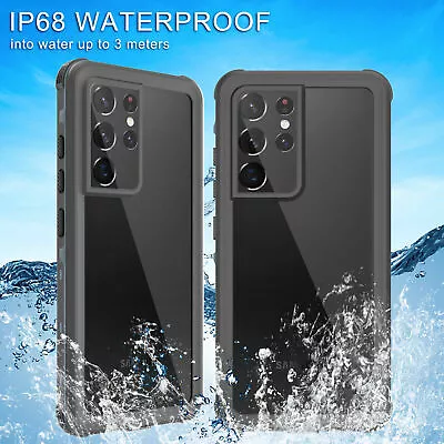 For Samsung Galaxy S21 Ultra Plus Waterproof Case Screen Protector Shockproof UK • £13.42