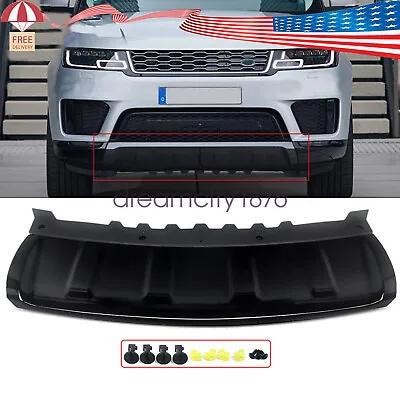 Fit For Range Rover Sport 2018-2021 Black Front Bumper Lower Guard Plate Cover • $149.99