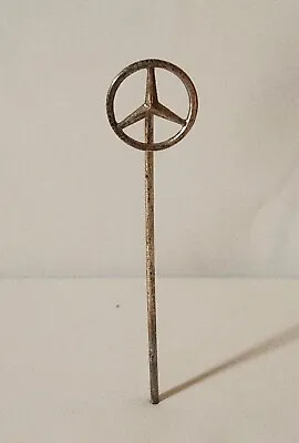VINTAGE 1950s  MERCEDES-BENZ STAR LOGO STICK PIN 1.75  MADE IN GERMANY • $5