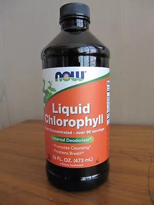 NOW Foods Liquid Chlorophyll - Mint 16 Fl Oz Liq • $14