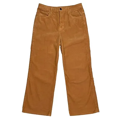 J Brand Corduroy Pants Womens 29 Wide Leg Crop High Rise 70s Hippie Jeans Joan • $24