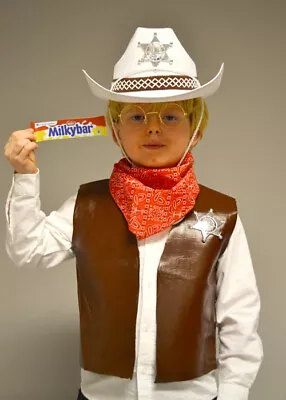 £24.49 • Buy Childrens Size Milky Bar Kid Style Costume Kit