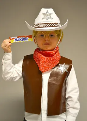 Childrens Size Milky Bar Kid Style Costume Kit • £22.99