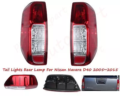 AU Pair LH+RH Tail Lights Rear Lamp For Nissan Navara D40 2005~2015 VSK MNT Ute • $109.99