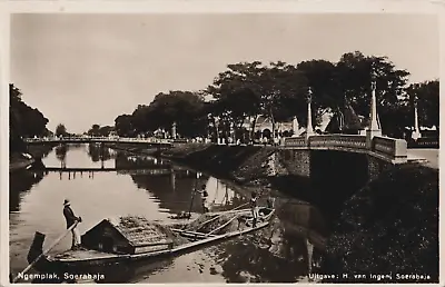 Indonesia Ngemplak Soerabaja Surabaya H. Van Ingen Vintage RPPC  C062 • $14.99