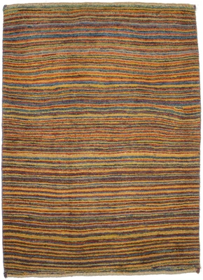 $230.77 • Buy Multicolored Tribal Design Vintage 3X4 Wool Gabbeh Oriental Rug Kids Room Carpet